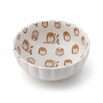 Bild in der Galerie öffnen: Porzellanschale "Momiji" braun Eulen Design - 11cm