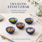 Bild in der Galerie öffnen: Kaiyo Dipschalen 6er Set aus Porzellan 8 cm