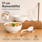 Bild in der Galerie öffnen: Ramen Bowl weiß Porzellan – gefüllt mit Ramen Suppe