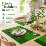 Bild in der Galerie öffnen: Bambus Tischmatten Vivian Hellgrün 6er Set | Urban Lifestyle