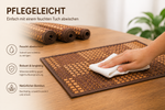 Bild in der Galerie öffnen: Bambus Tischmatten "Inga" 6er Set Braun Natur