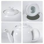 Bild in der Galerie öffnen: Urban Lifestyle Teekanne mit Siebeinsatz Swansea weiß 1,1L