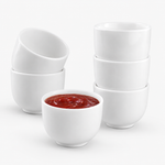 Bild in der Galerie öffnen: Sana Dipschalen 6er Set 120 ml Weiß Porzellan Urban Lifestyle