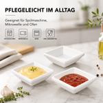 Bild in der Galerie öffnen: Yumi Saucenschälchen 6er Set Weiß 6 x 6 cm