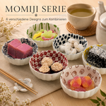 Bild in der Galerie öffnen: Porzellanschale "Momiji" gelb Lotuswurzel Design - 11cm