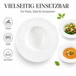 Bild in der Galerie öffnen: Pastateller GENOVA Muschelform Ø 28 cm B-Ware