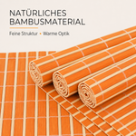 Bild in der Galerie öffnen: Bambus Tischsets Hannah 6er Set Orange 42 x 30 cm Urban Lifestyle
