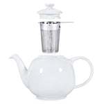 Bild in der Galerie öffnen: Urban Lifestyle Teekanne mit Siebeinsatz Swansea weiß 1,1L