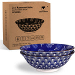 Bild in der Galerie öffnen: Ramen schüssel set 2 stück Porzellan Schalen Keramik