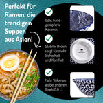 Bild in der Galerie öffnen: 2er Set Ramen Schalen aus Porzellan Urban Lifestyle 20 cm