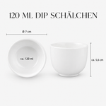 Bild in der Galerie öffnen: Sana Dipschalen 6er Set 120 ml Weiß Porzellan Urban Lifestyle