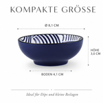 Bild in der Galerie öffnen: Kaiyo Dipschalen 6er Set aus Porzellan 8 cm