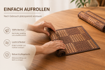 Bild in der Galerie öffnen: Bambus Tischmatten "Inga" 6er Set Braun Natur