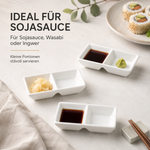 Bild in der Galerie öffnen: Hokkaido Dipschalen 6er Set mit Esstäbchen-Ablage
