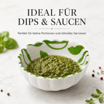 Bild in der Galerie öffnen: Porzellanschale MOMIJI grün Blatt Design