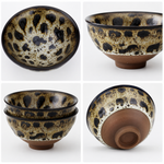 Bild in der Galerie öffnen: Teeschalen "Hitomi" 2er Set 80 ml aus Keramik mit reaktiver Glasur
