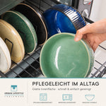 Bild in der Galerie öffnen: Müslischalen Diana seegrün Steinzeug – Draufsicht von oben