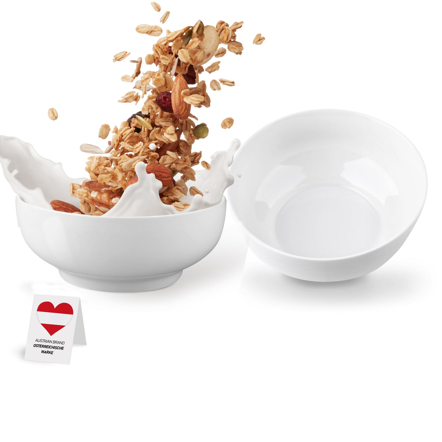 Urban Lifestyle Ramen Schalen "Shiro"Set 2 Stück Porzellan Ø 20cm (Warm Weiß)