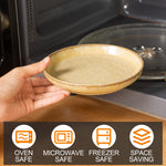 Bild in der Galerie öffnen: Urban Lifestyle Mezze Teller aus Steinzeug 4 Stück Vorspeisen Teller (Bunt)