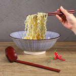 Bild in der Galerie öffnen: Tokusa Ramen Schalen Set 2er – Porzellan 20 cm, Japanisches Design | Urban Lifestyle