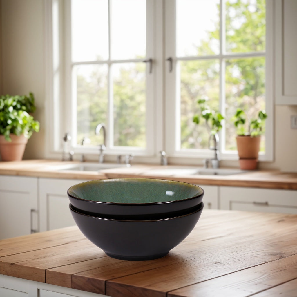 2er Set Ramen Schüssel Yuna – Handgefertigt, Keramik, 1300 °C gebrannt Urban Lifestyle