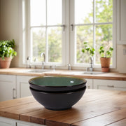 Handgefertigte Ramenschüssel Yuna seegrün - hochgebrannte Keramik