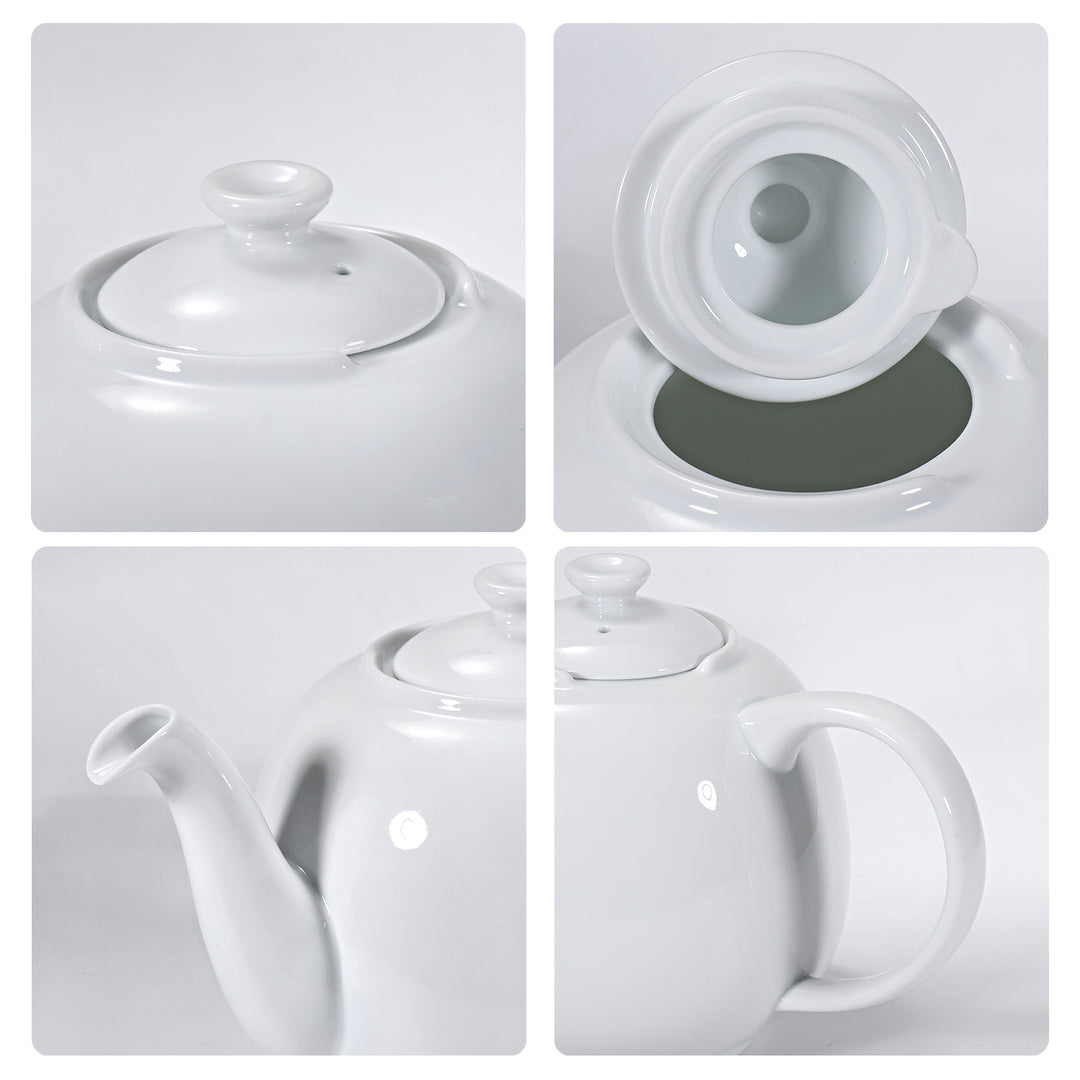 Urban Lifestyle Teekanne mit Siebeinsatz Swansea weiß 1,1L