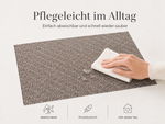 Bild in der Galerie öffnen: Tischsets ALFONSO Braun 6er Set aus Kunststoff