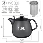 Bild in der Galerie öffnen: Urban Lifestyle Teekanne &quot;Kopenhagen&quot; 1,6L (Schwarz)
