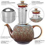 Bild in der Galerie öffnen: Swansea Teekanne Seegrün – Mit Edelstahlsieb, Spülmaschinenfest &amp; Design in Österreich | Urban Lifestyle
