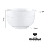 Bild in der Galerie öffnen: URBAN LIFESTYLE Müslischalen aus Porzellan Set  1000-1200ml (warmweiß)