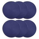 Bild in der Galerie öffnen: Tischmatten Helena Blau 6er Set Ø 38 cm | Urban Lifestyle