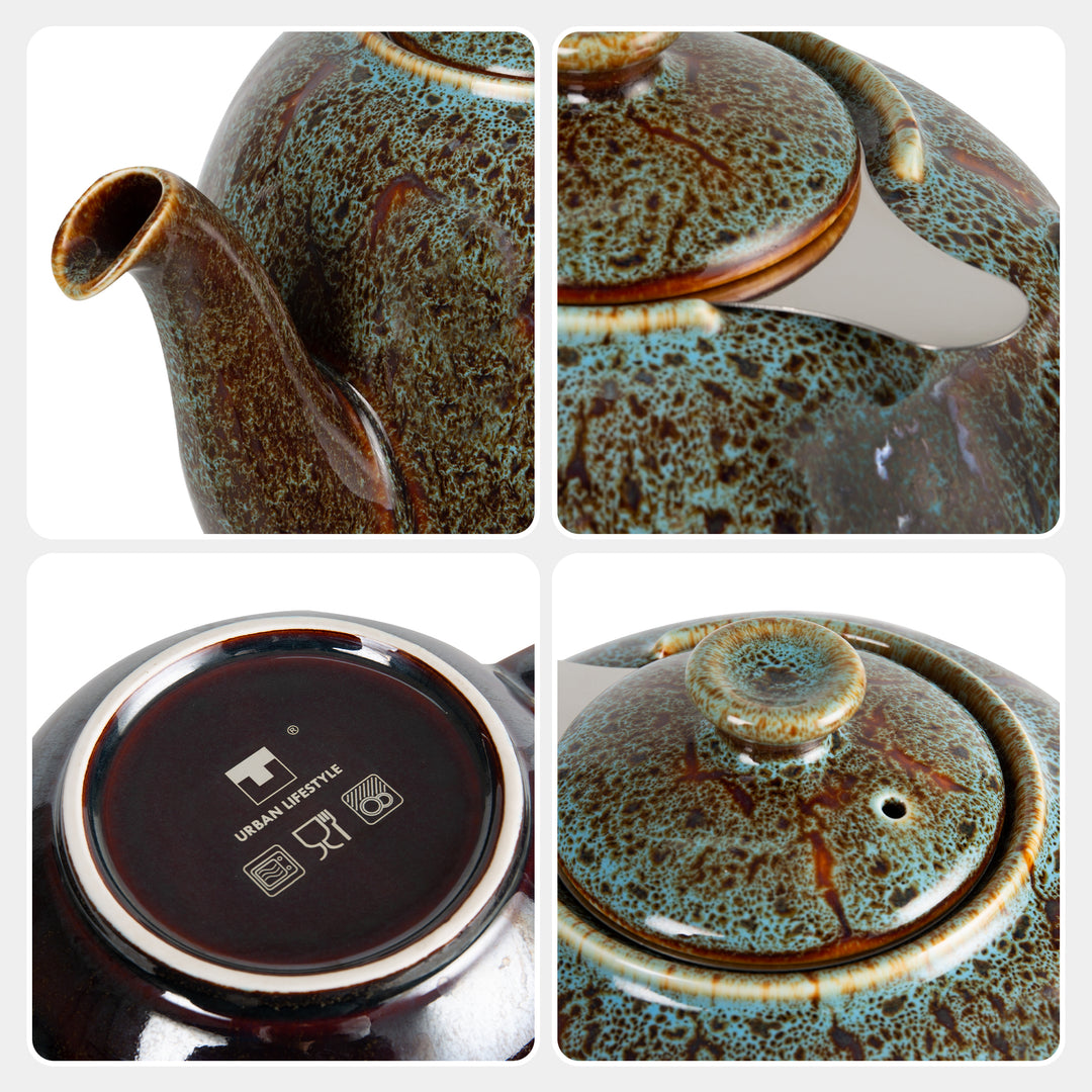 Swansea Teekanne Seegrün – Mit Edelstahlsieb, Spülmaschinenfest & Design in Österreich | Urban Lifestyle