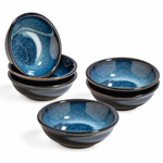 Bild in der Galerie öffnen: Dipschalen-Set Enra – Keramik, Marineblau, 6er-Set – reine Produktansicht