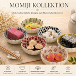 Bild in der Galerie öffnen: Porzellanschale MOMIJI rot Blüten Design