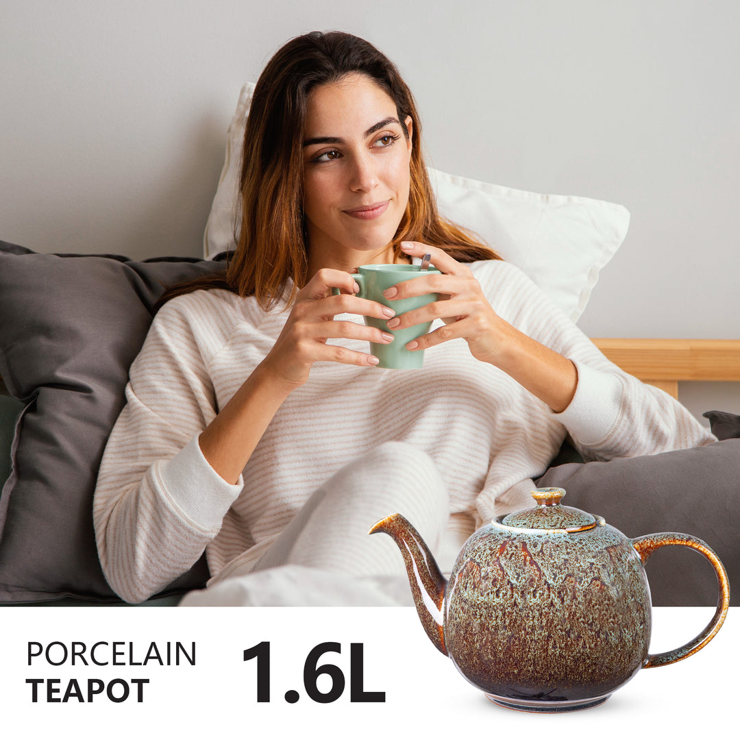 Swansea Teekanne Seegrün – Mit Edelstahlsieb, Spülmaschinenfest & Design in Österreich | Urban Lifestyle