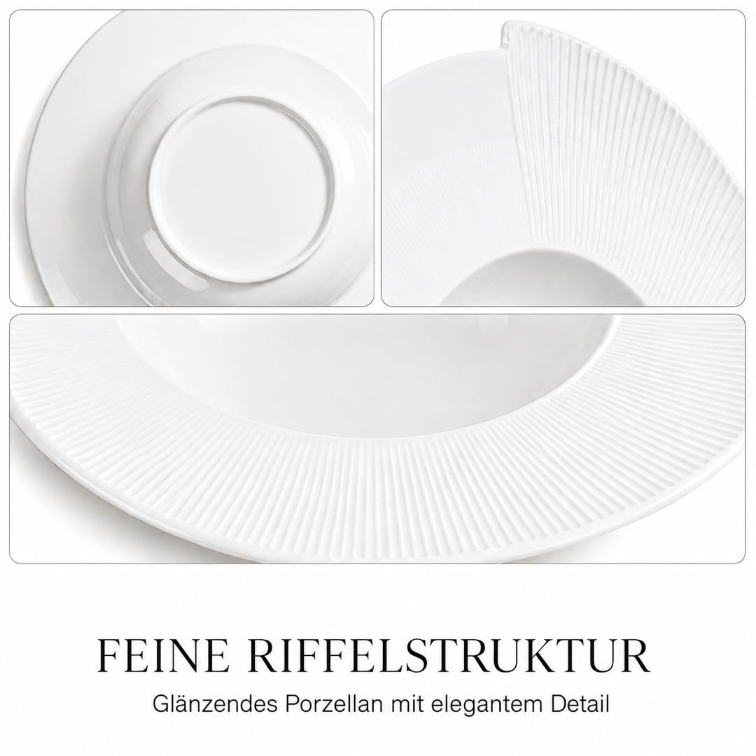 Pastateller GENOVA Muschelform Ø 28 cm B-Ware