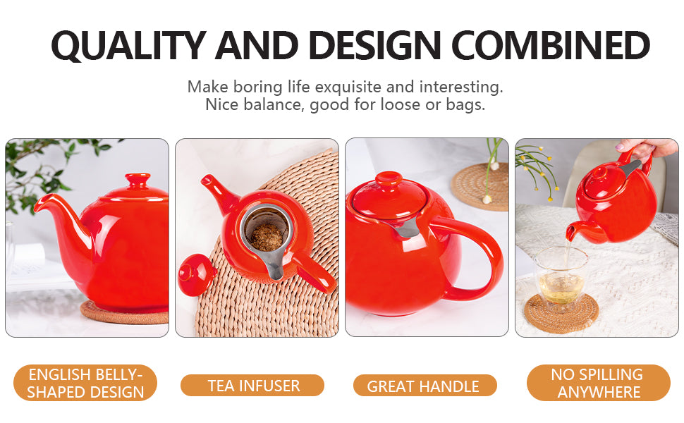 Urban Lifestyle Teekanne Swansea mit Siebeinsatz 1,1L