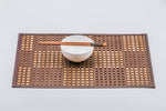 Bild in der Galerie öffnen: Bambus Tischmatten "Inga" 6er Set Braun Natur