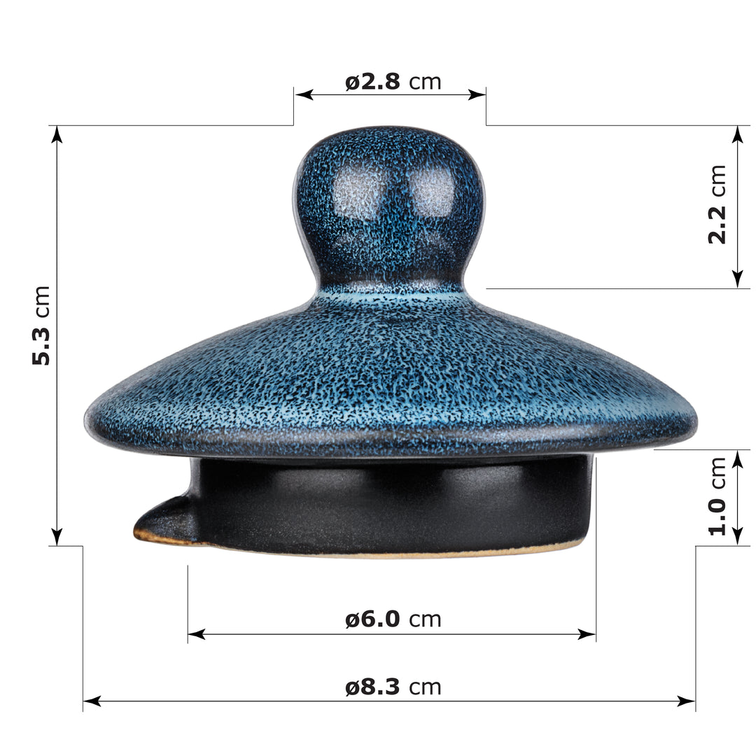 Teekannen-Deckel Bristol 1L graublau - Ersatzteil