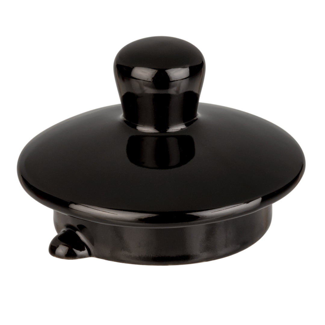 Deckel Teekanne Notting Hill Schwarz Porzellan Urban Lifestyle 