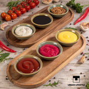 Porzellan Dipschalen seegrün Keramik - Saucenschälchen Urban Lifestyle