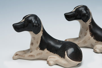 Hund Salz Pfefferstreuer - handgefertigte Keramik Tischdeko