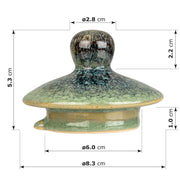 Urban Lifestyle Teekanne Bristol Ersatz-Deckel Seegrün Reserveteil Lid für Teapot Bristol 1 L von Urban Lifestyle