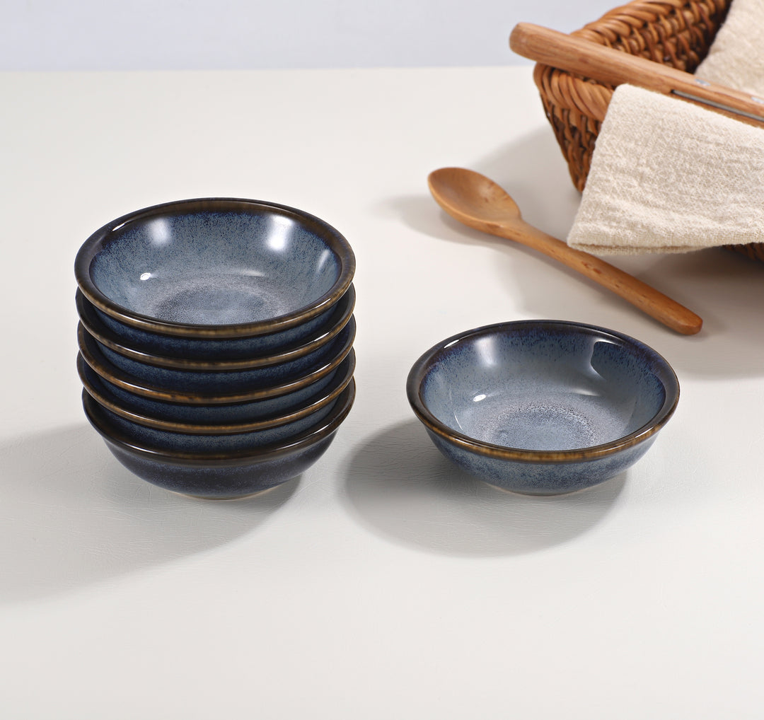 Urban Lifestyle Saucenschälchen "Enra" 6 stück handgefertigt aus Edelkeramik