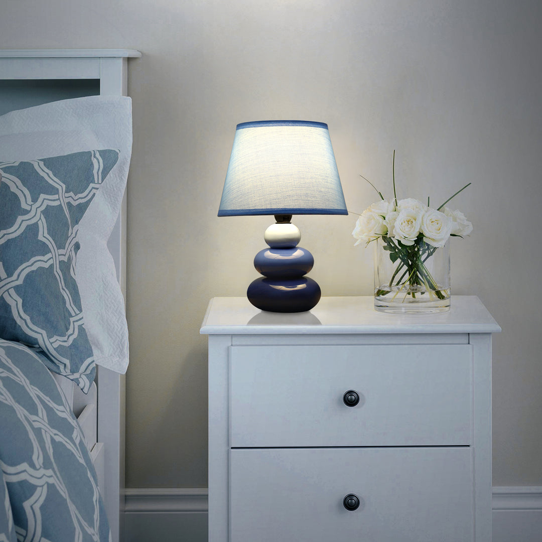 Urban Lifestyle Nachttischlampe "Lina" (Blau)