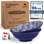 Bild in der Galerie öffnen: Ramen-Schüssel-Set Kaiyo – Porzellan, 20 cm, 2er-Set