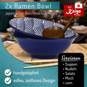 Japanisches Ramen Schüssel Kaiyo Porzellan Kaiyo