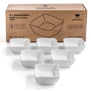 Sauceschälchen Porzellan Weiß