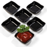 Bild in der Galerie öffnen: Saucenschälchen Nami schwarz Porzellan - spülmaschinenfest